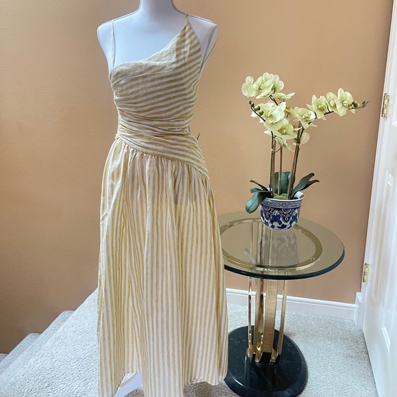 zimmermann alight asymmetric midi dress crush asymmetrical midi dress main image 0